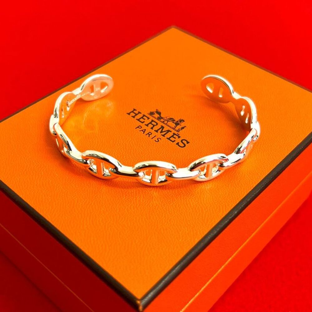 Hermès Anchaine Silver Bracelet
